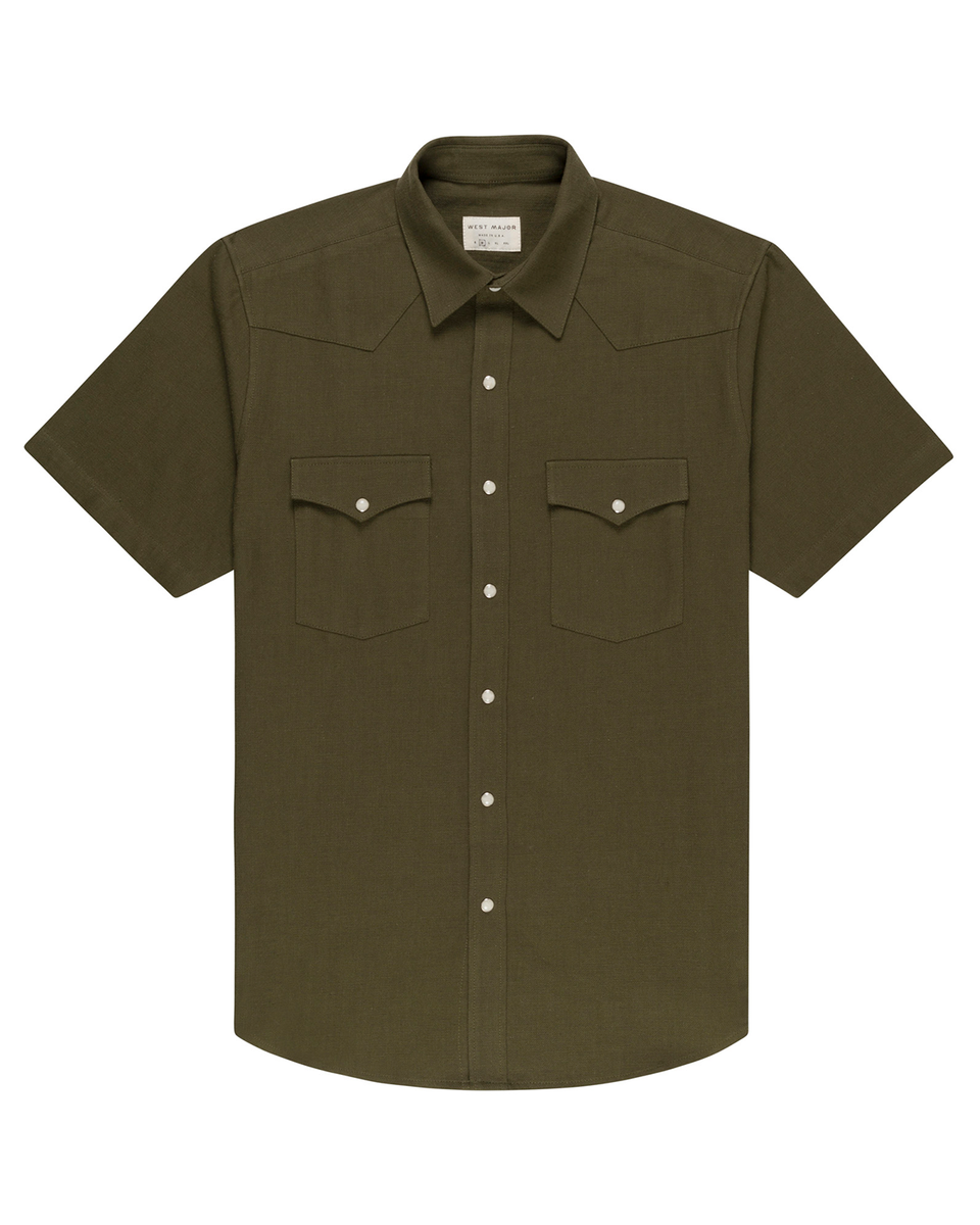 Slub Cotton Olive Drab – West Major