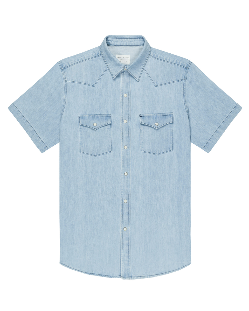 Washed Out Indigo Denim SS – West Major
